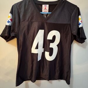NFL Pittsburgh Steelers Women's Black Jersey #43  Small  Polamalu